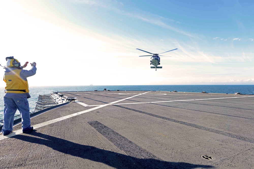 USS Mount Whitney action