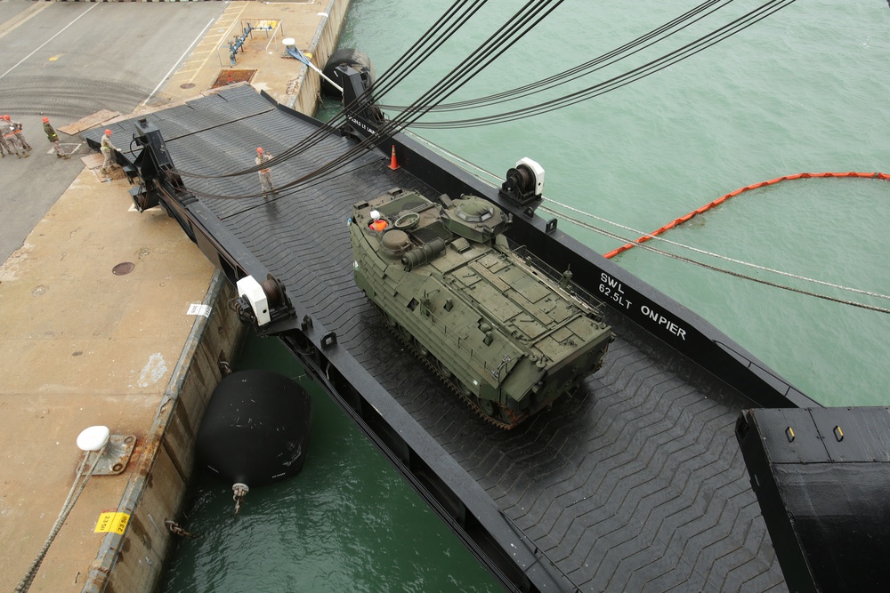 Marine Corps Equipment Arrives at Rota for Exercise Trident Juncture