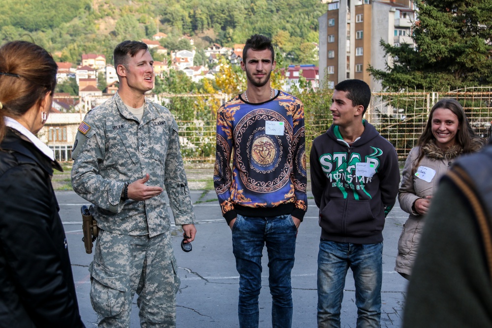 MNGB-E volunteers at Violence Free Future event in Kosovo