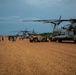 Marines Load Gear Onto Helicopter