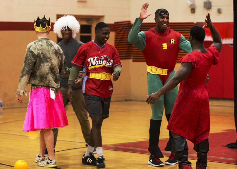 MCAS Yuma Marines participate in Dodge of the Dead Dodgeball tournament