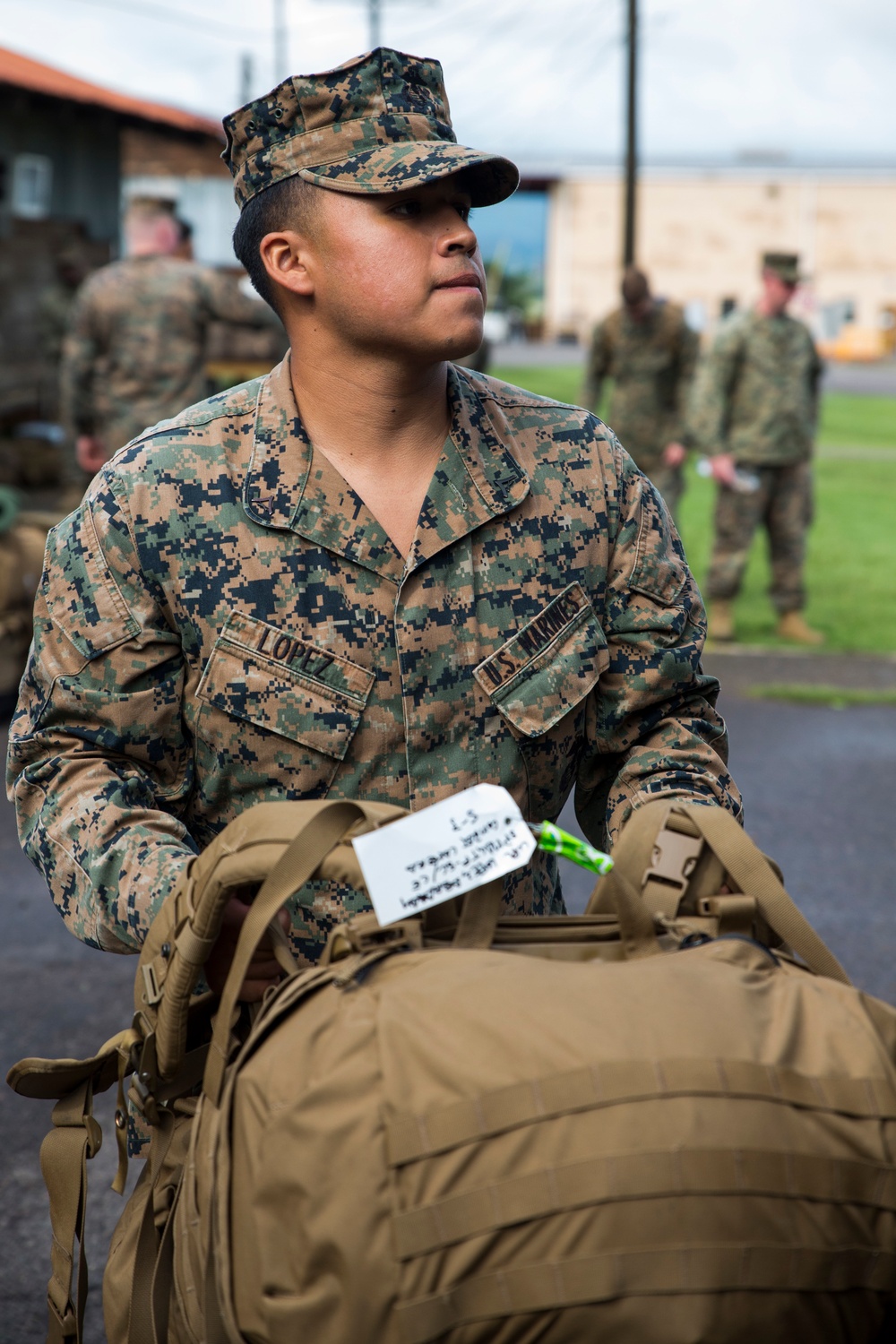 First group of SPMAGTF-SC Marines redeploy back to states