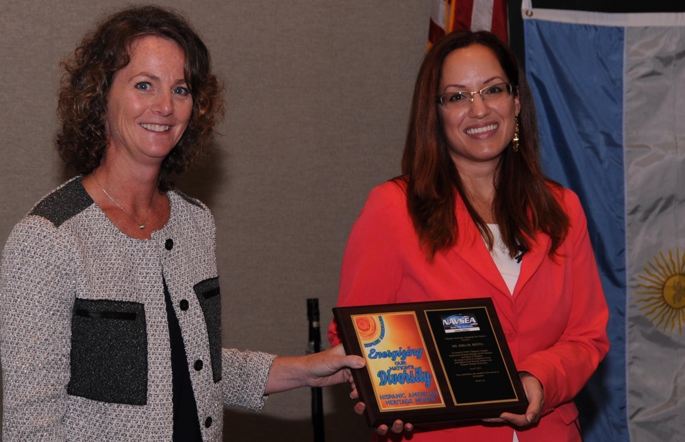 NOAA meteorologist speaks, performs at Navy Hispanic Heritage event