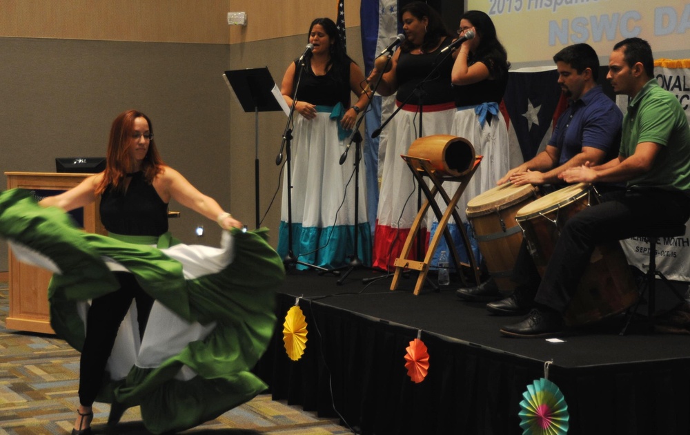 NOAA meteorologist speaks, performs at Navy Hispanic Heritage event