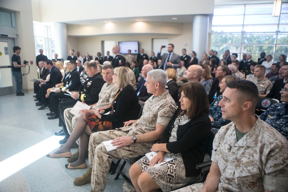 Mario Lemieux Foundation provides new addition to Naval Hospital Camp Lejeune