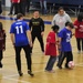 Students score goals during KMC Adaptive Sports soccer event