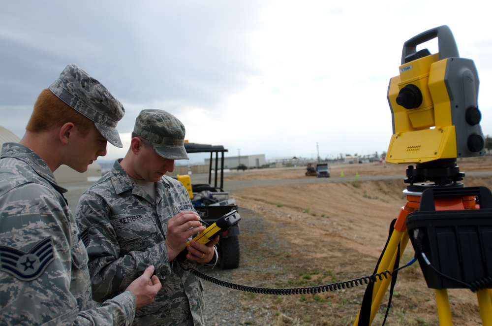 Civil engineers conduct training mission at March Air Reserve Base