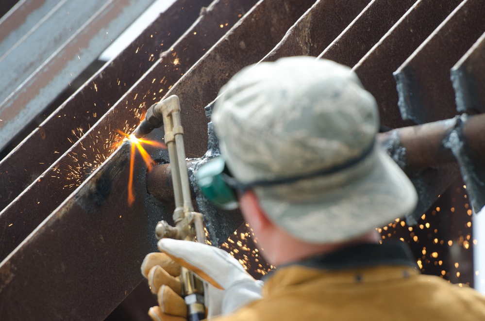 Civil engineers conduct training mission at March Air Reserve Base