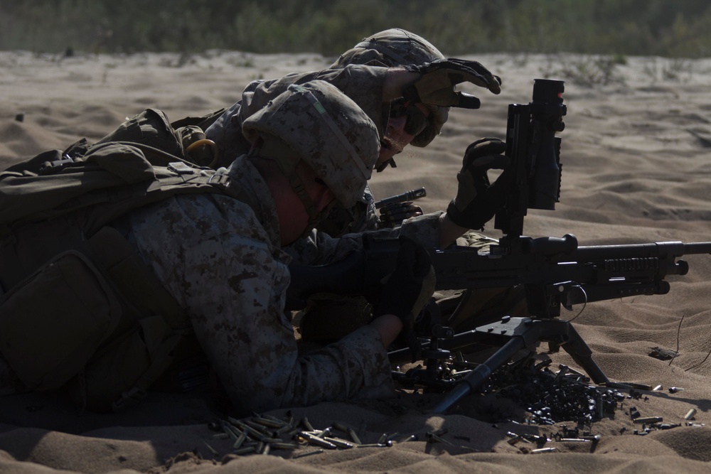 26th MEU and Portuguese Marines live fire exercise