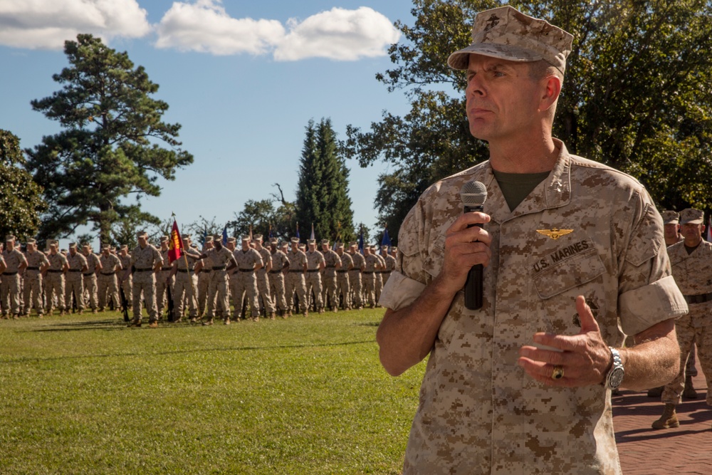 II MEF welcomes new commanding general