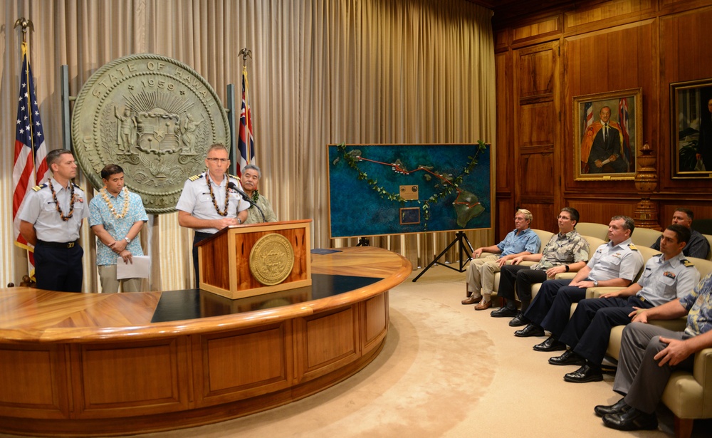 State of Hawaii, Coast Guard partnership completes statewide safety network