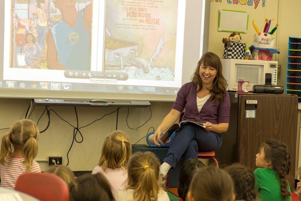 Matthew C. Perry Elementary partakes in Read Across the Globe