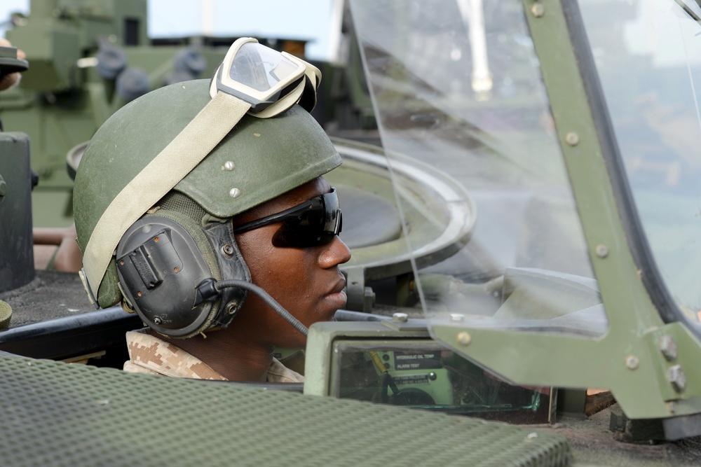 4th Light Armored Reconnaissance Battalion Conducts Road Test in Rota, Spain