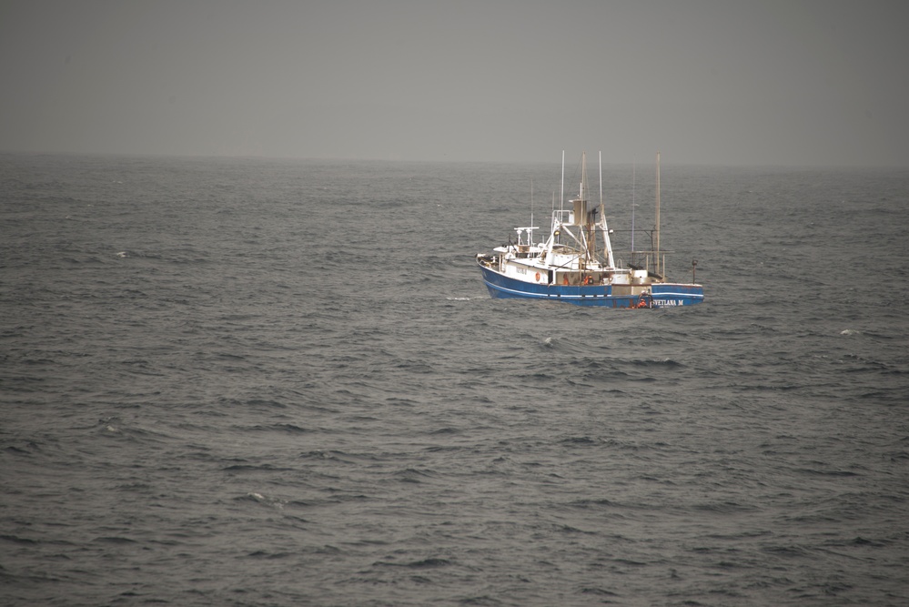 Coast Guard Cutter Midgett LMR boardings