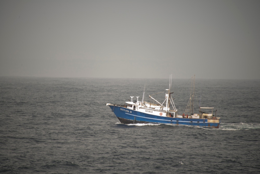 Coast Guard Cutter Midgett LMR boardings