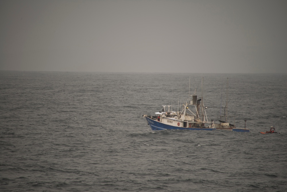 Coast Guard Cutter Midgett LMR boardings