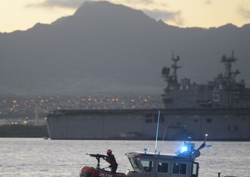 Coast Guard Station Honolulu tactical small boat training