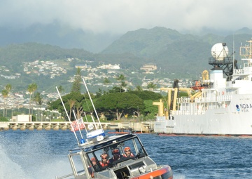 Coast Guard Station Honolulu tactical small boat training