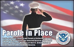 Parole in place to get 'green card' for family