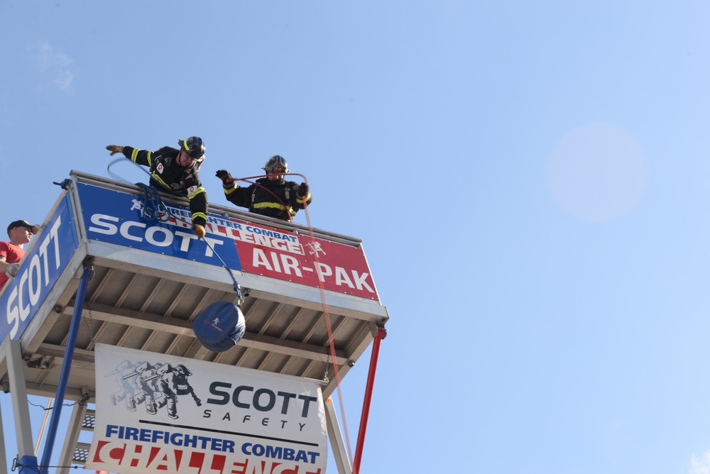 Maxwell firefighters compete in Fire Fighter Combat Challenge