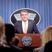 Secretary of defense conducts press briefing