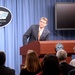 Secretary of defense answers questions during press brief