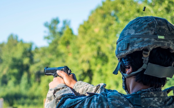 The Army Public Health Center conducts August 2015 qualifying range