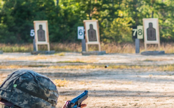 The Army Public Health Center conducts August 2015 qualifying range