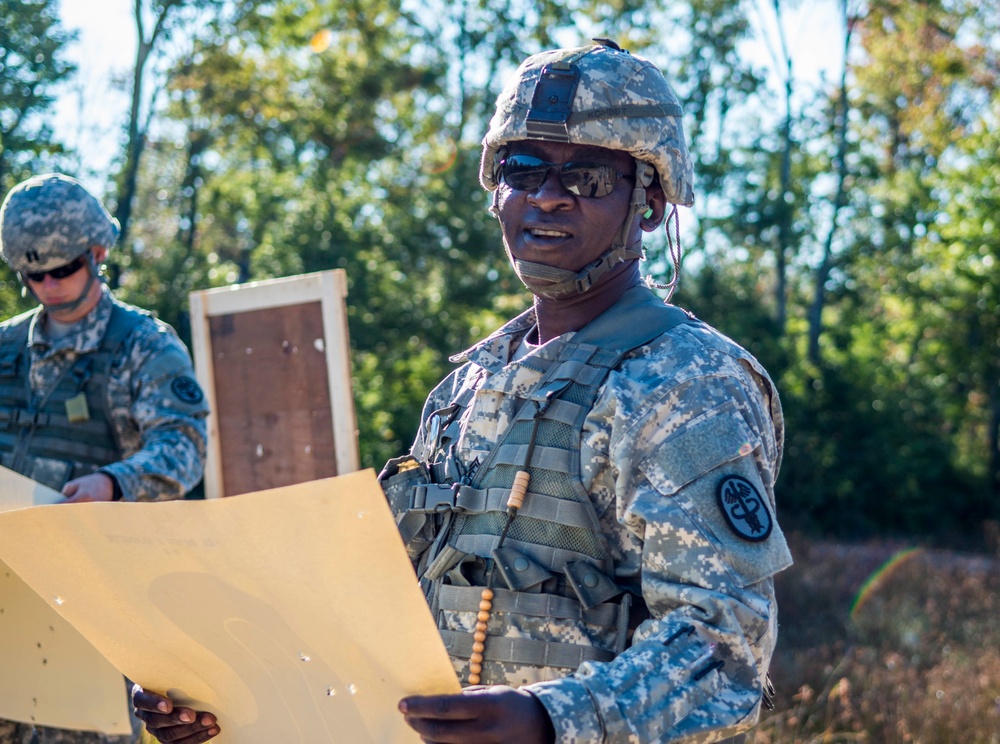 The Army Public Health Center conducts August 2015 qualifying range