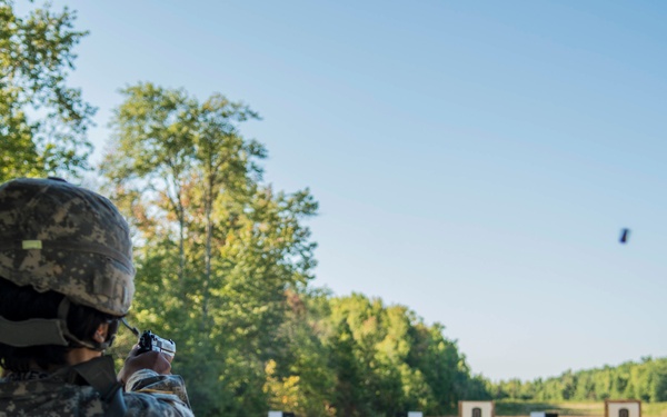 The Army Public Health Center conducts August 2015 qualifying range