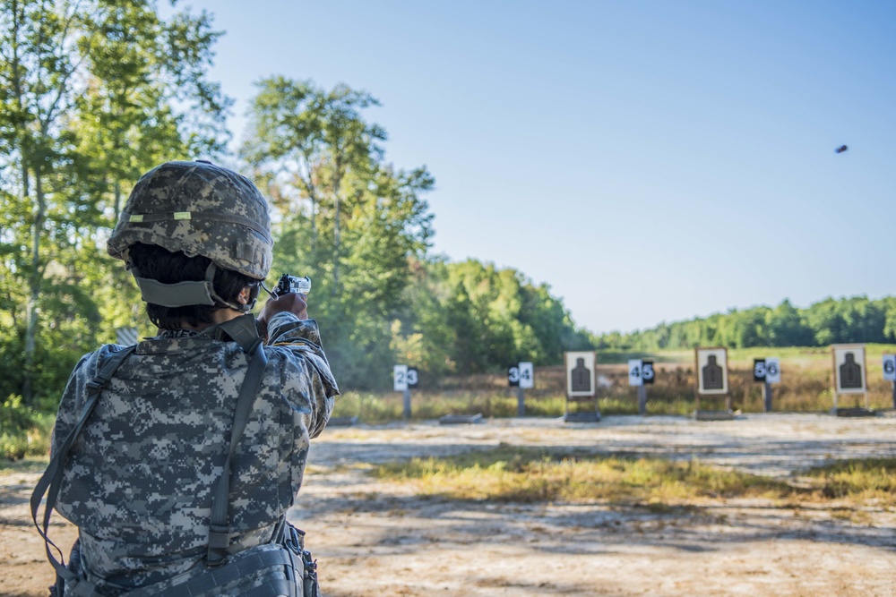 The Army Public Health Center conducts August 2015 qualifying range.