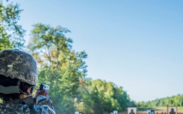 The Army Public Health Center conducts August 2015 qualifying range.