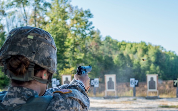 The Army Public Health Center conducts August 2015 qualifying range