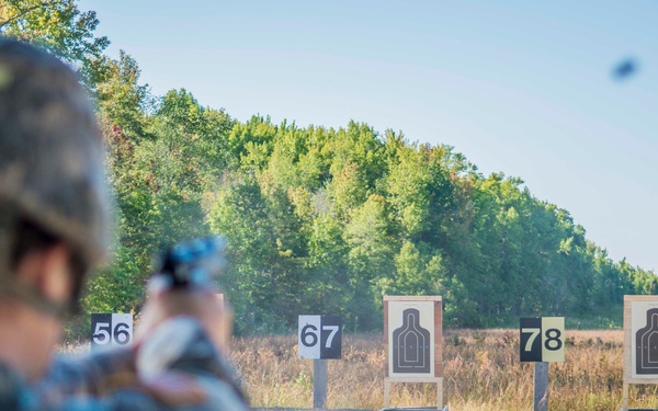 The Army Public Health Center conducts August 2015 qualifying range