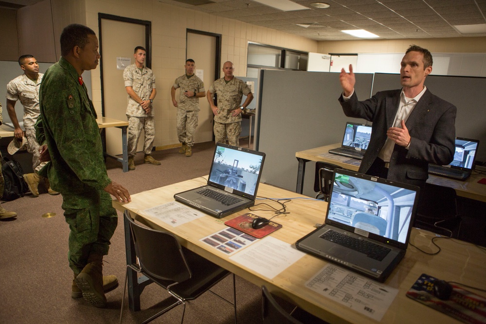 Belize Defence Force visits School of Infantry-East