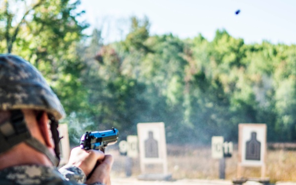 The Army Public Health Center conducts August 2015 qualifying range