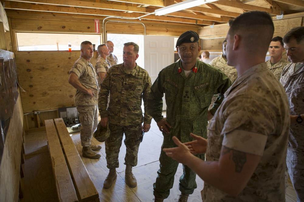 Belize Defence Force visits School of Infantry-East