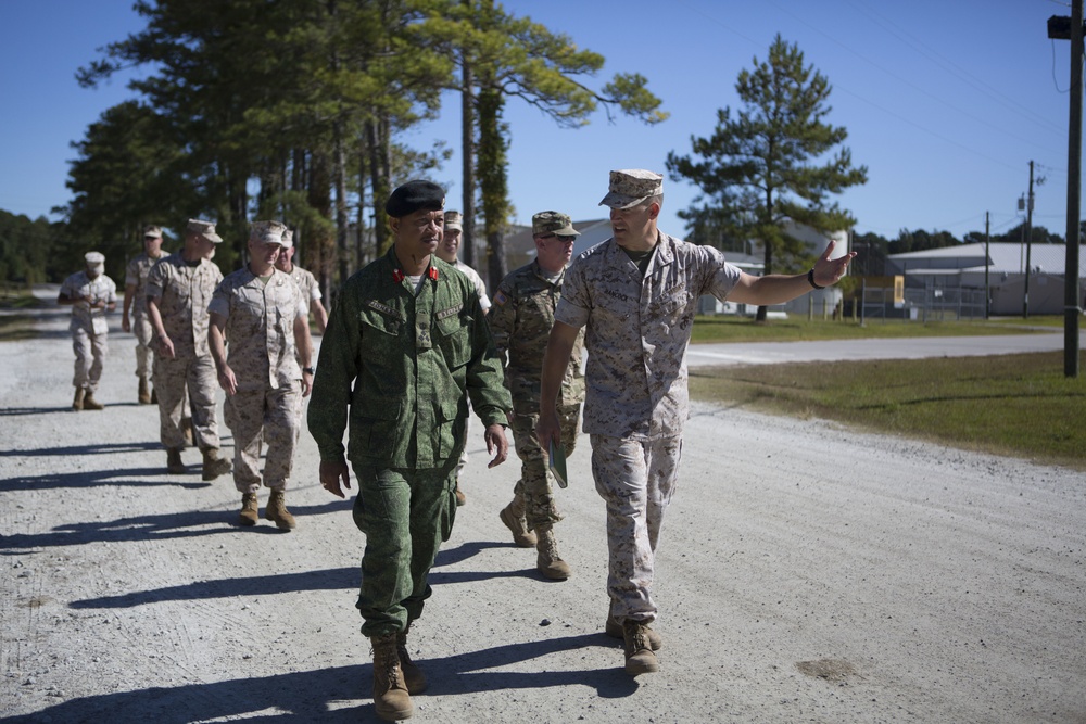 Belize Defence Force visits School of Infantry-East