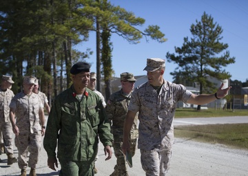 Belize Defence Force leaders visit Camp Lejeune