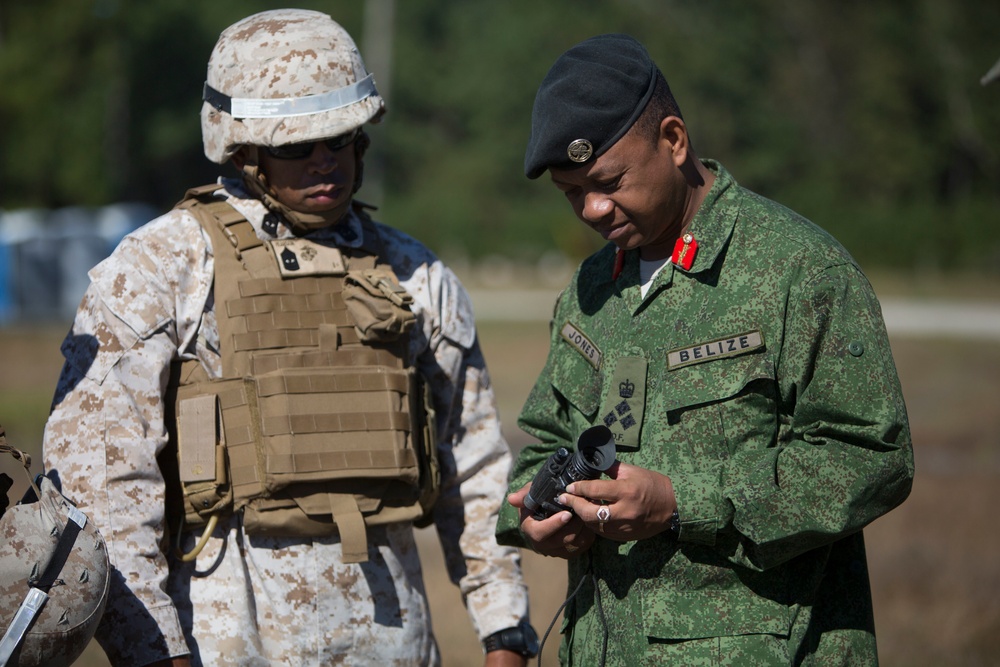 Belize Defence Force visits School of Infantry-East