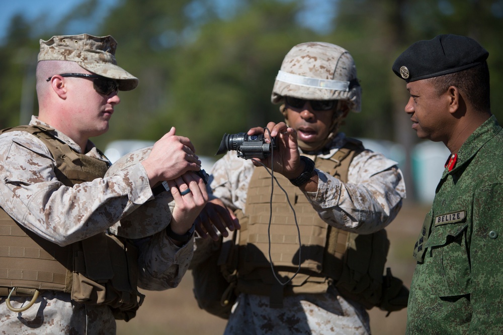 Belize Defence Force visits School of Infantry-East