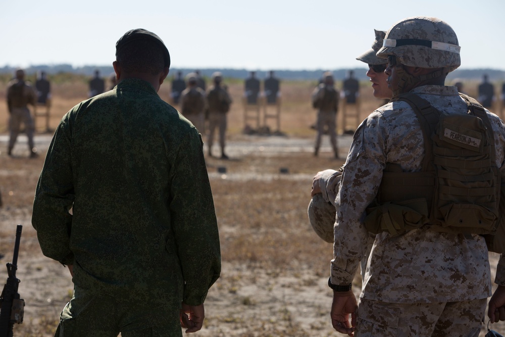 Belize Defence Force visits School of Infantry-East