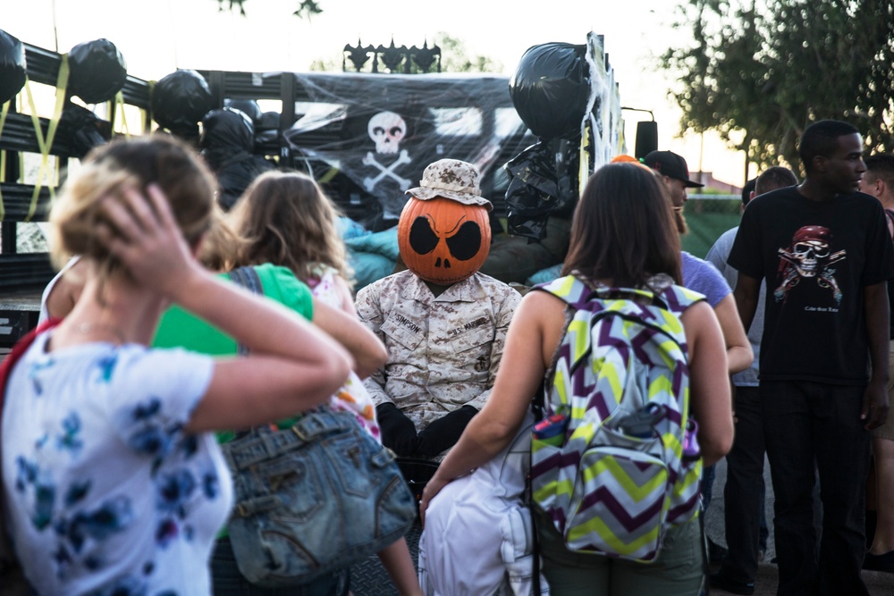MCAS Yuma Hosts 'Trunk or Treat' Event to Promote a Drug-Free Marine Corps