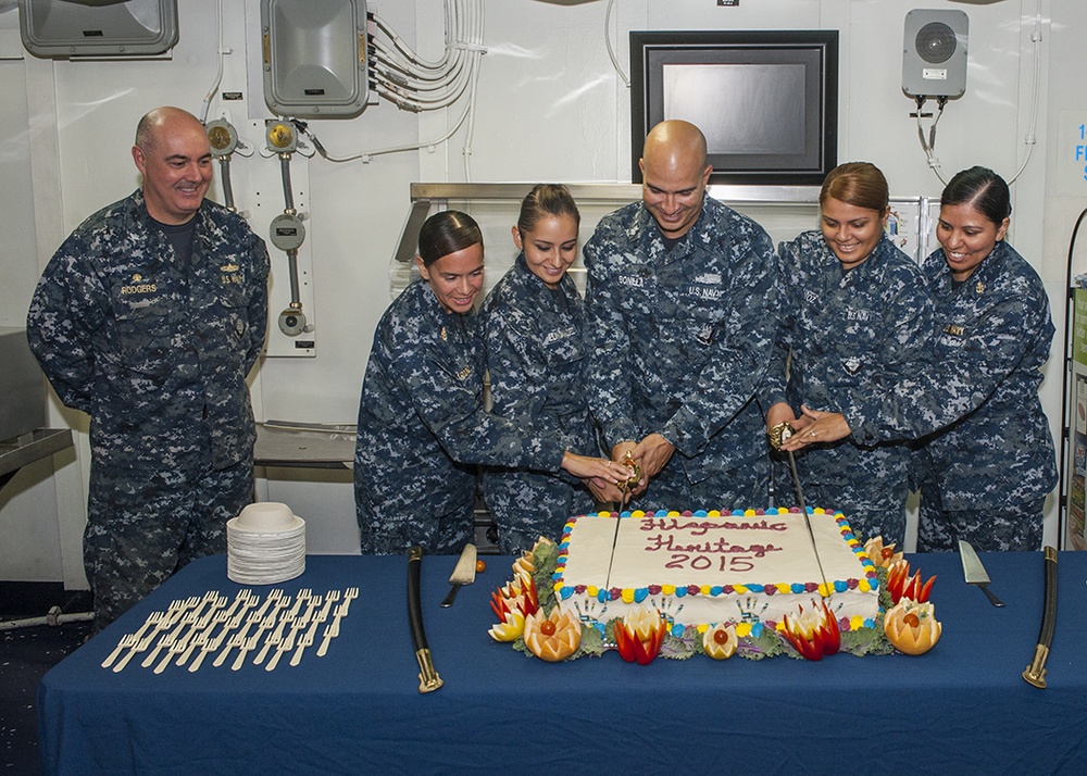 Makin Island Sailors celebrate Hispanic Heritage Month