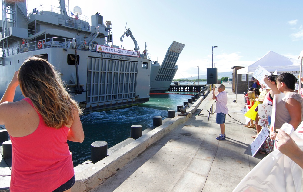 Army Mariners complete trans-pacific voyage supporting Pacific Pathways multinational exercises