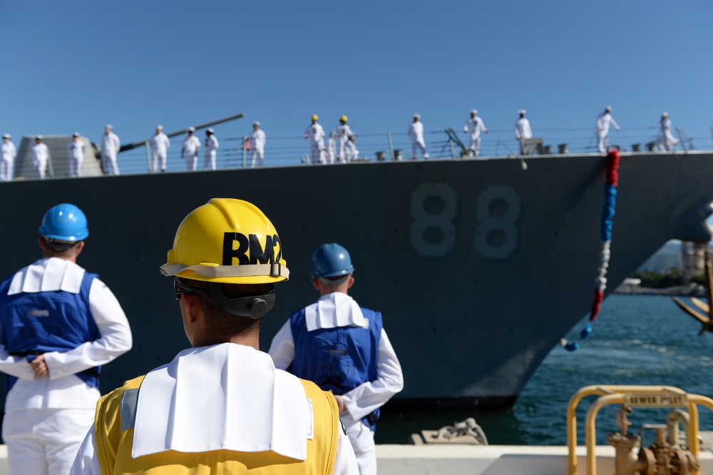 USS Preble returns to Hawaii following independent deployment