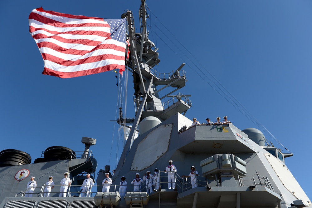 USS Preble returns to Hawaii following independent deployment