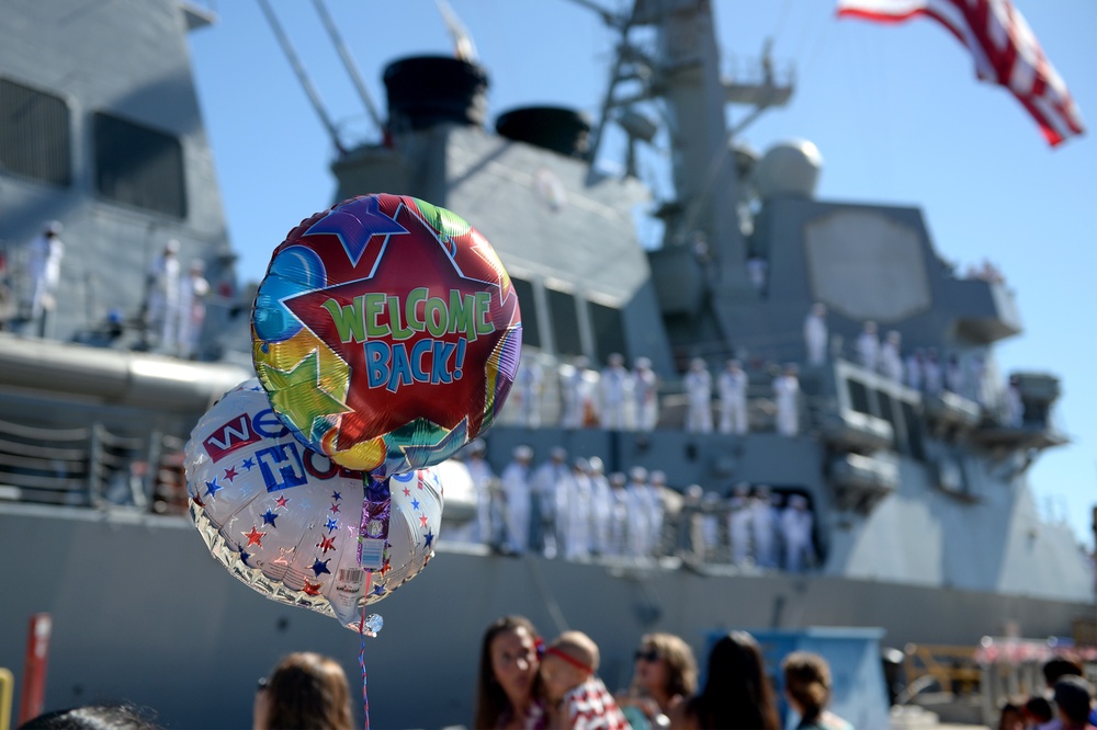 USS Preble returns to Hawaii following independent deployment