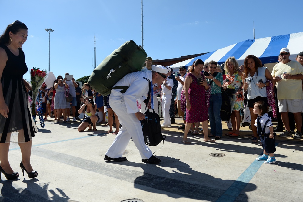 USS Preble returns to Hawaii following independent deployment