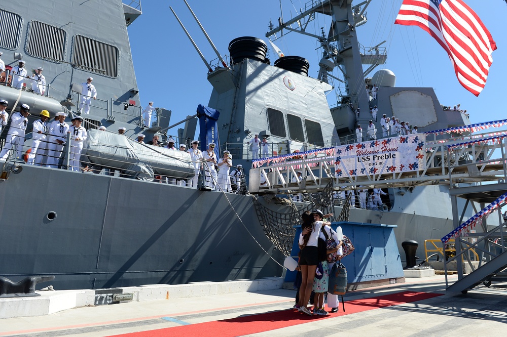 USS Preble Returns to Hawaii following independent deployment